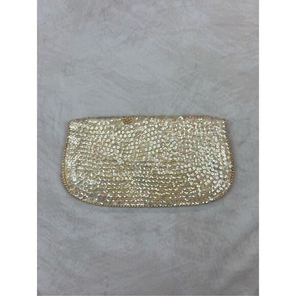 Vintage 1960s Beaded Clutch - Picture 2 of 5